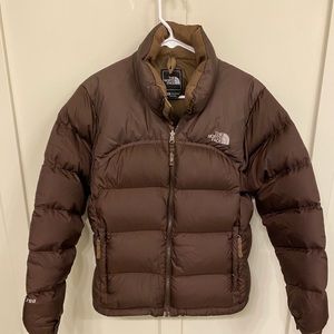 The North Face 700 down 1996 retro Nuptse brown puffer jacket size